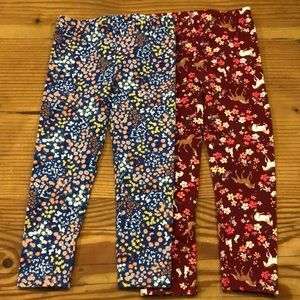 3T Carter’s girls print leggings